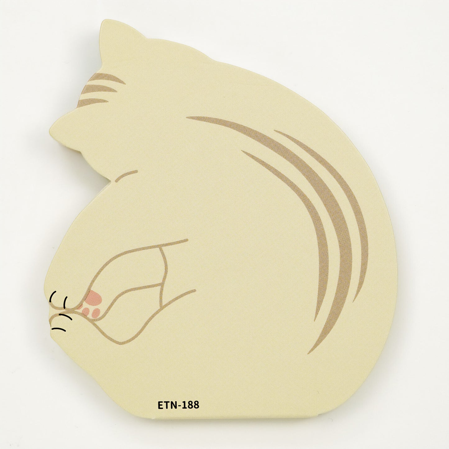 Sleeping Cat Shaped Memo Pad