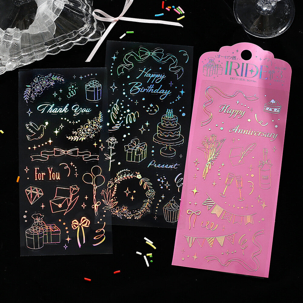 IRIDE Aurora Stickers 🧁 Celebration