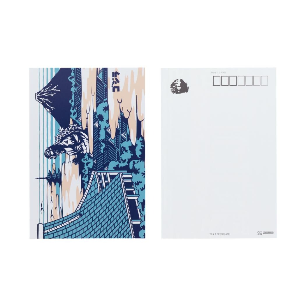 Godzilla Postcard Set ⛩️ Japanese Art – Neko Neko Post