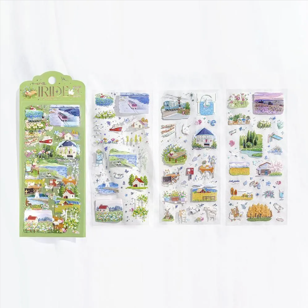 IRIDE Aurora Stickers 🌷 Countryside Travels