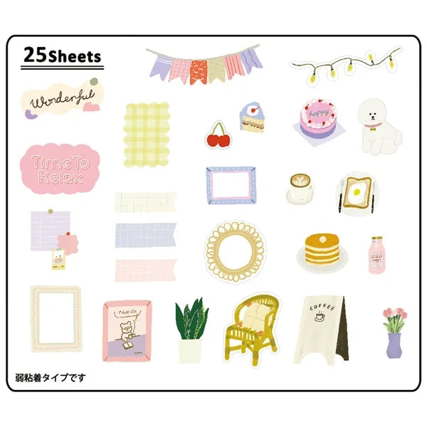 Flaky Stickers 🍒 Cosy Cafe