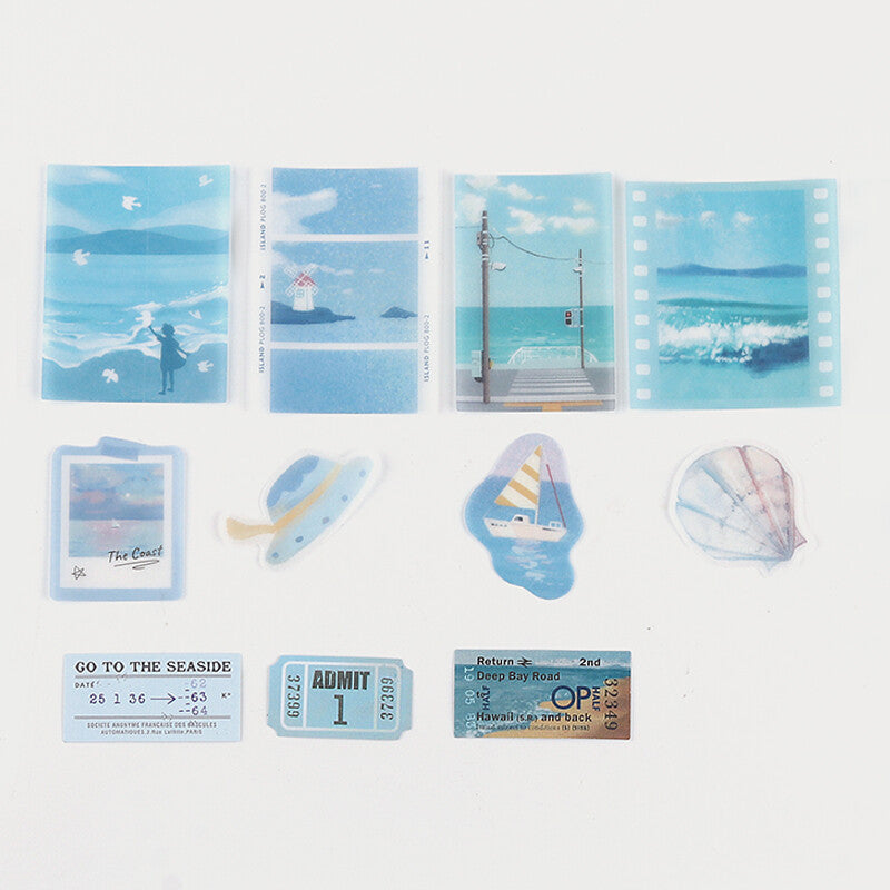 Travel Diary Stickers 🐚 Day at the Sea