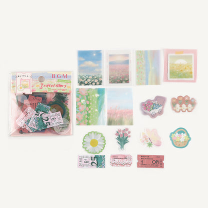 Travel Diary Stickers 🌷 Flower Park