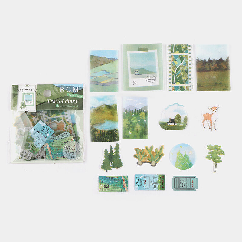 Travel Diary Stickers 🌳 Countryside Life