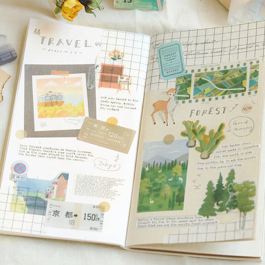 Travel Diary Stickers 🌳 Countryside Life