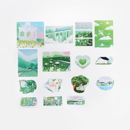 Travel Diary Stickers 🐏 Dreamy Countryside