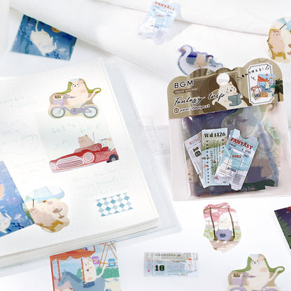 Travel Diary Stickers 🎡 Cat Wonderland