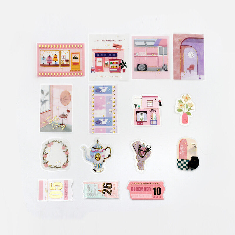 Relaxing Day Stickers 🩷 PINK