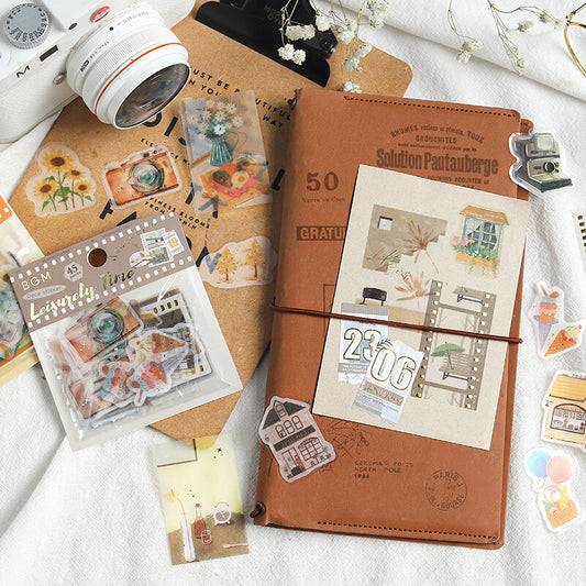 Relaxing Day Stickers 🤎 BROWN