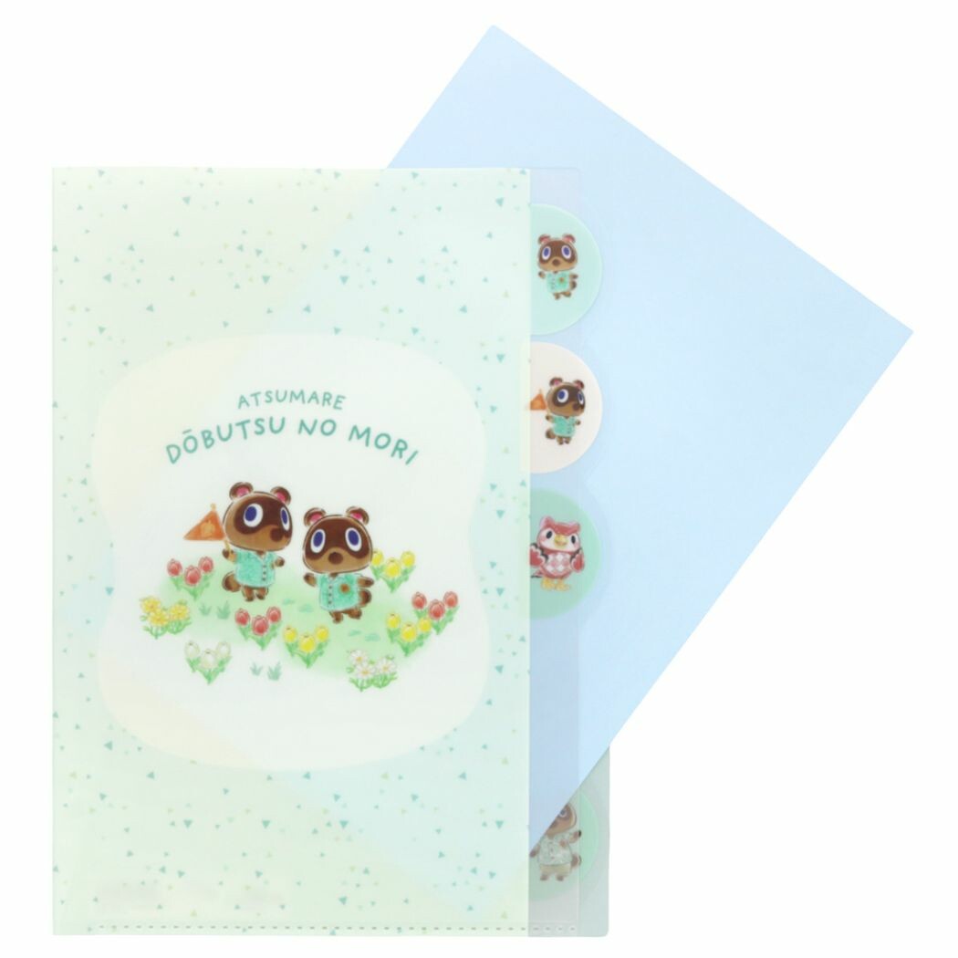 Animal Crossing 5-Pocket File Folder