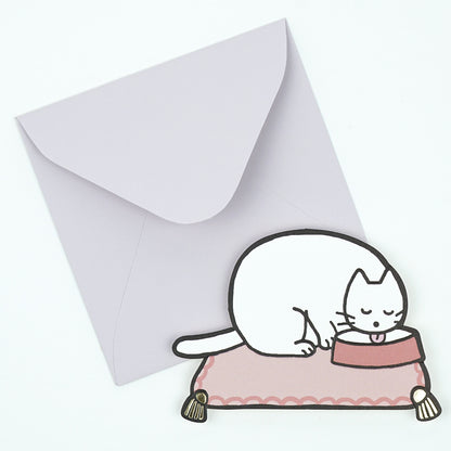 Cat Note Cards with Envelopes 🐈 Set of 5