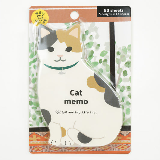 Cat Shaped Memo Pad
