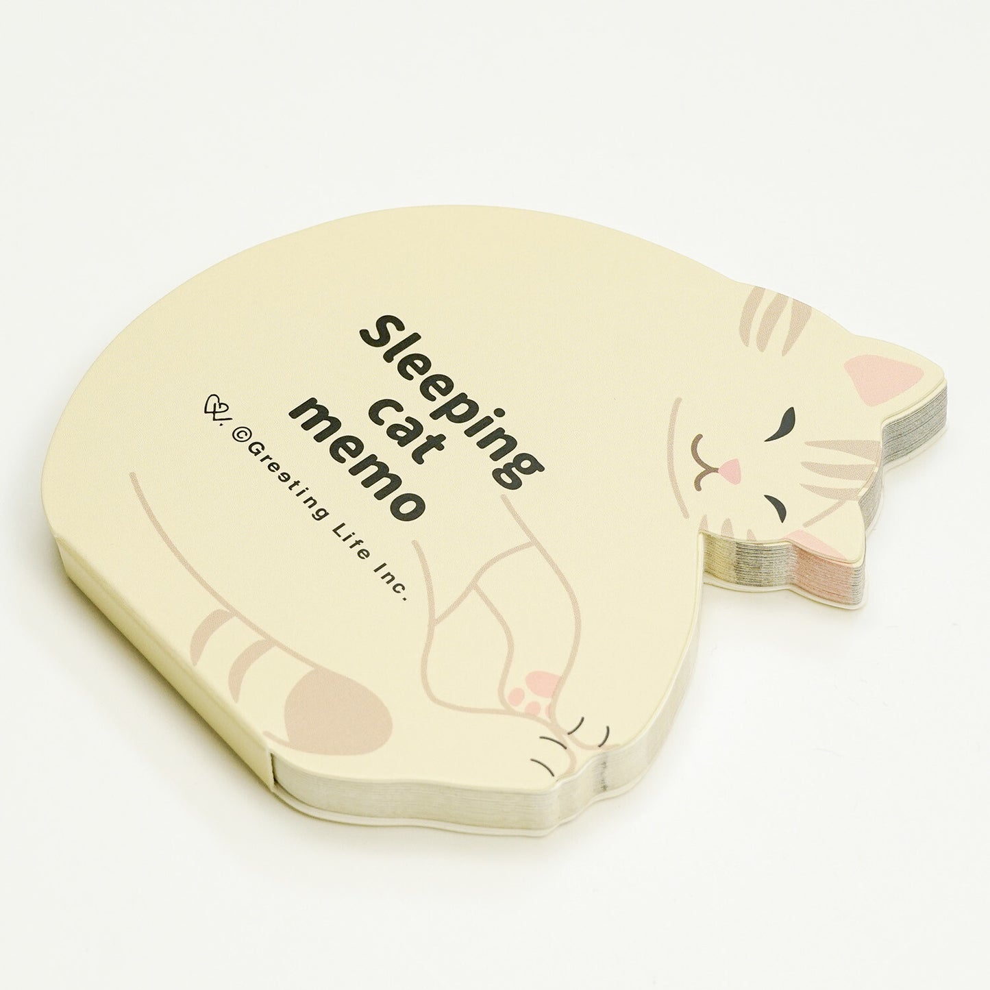 Sleeping Cat Shaped Memo Pad