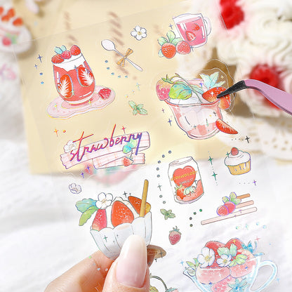 IRIDE Aurora Stickers 🍓 Strawberry Picnic