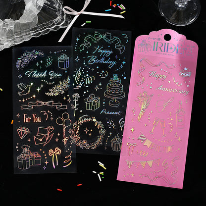IRIDE Aurora Stickers 🧁 Celebration