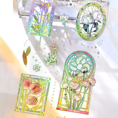 IRIDE Aurora Stickers 💠 Stained Glass