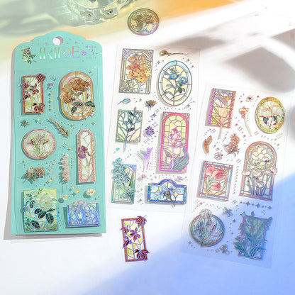 IRIDE Aurora Stickers 💠 Stained Glass