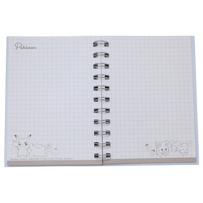 Pokemon Ring Notebook (Grid Paper)