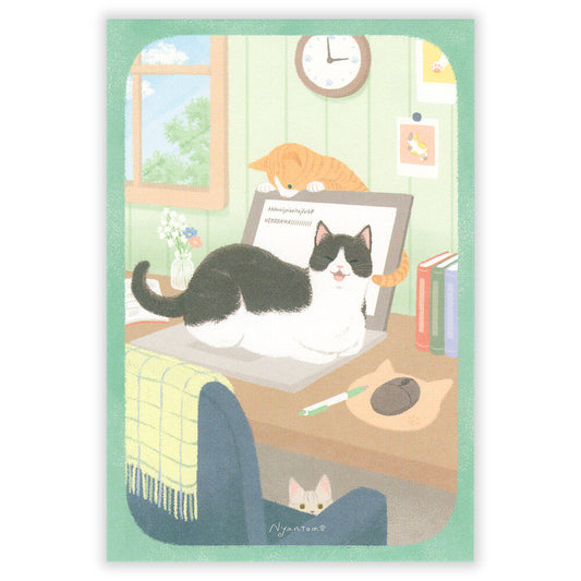 Computer Cats 🐾 Postcard