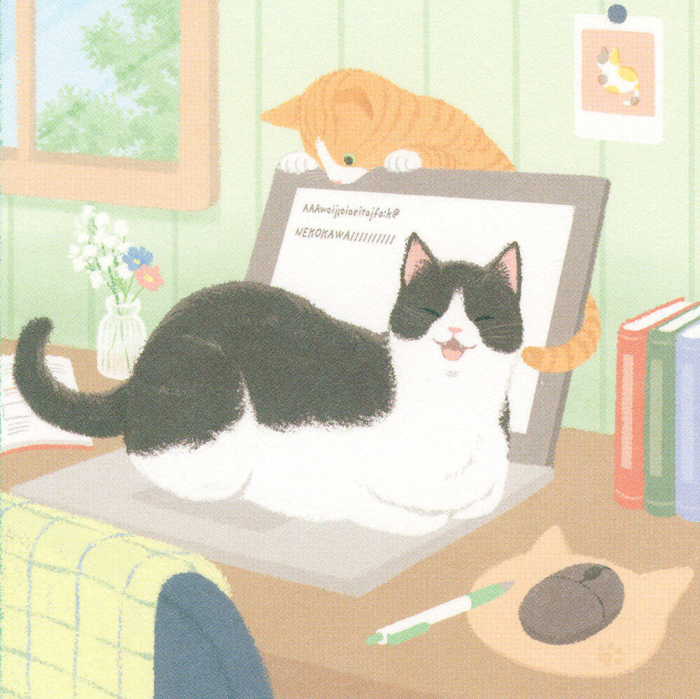 Computer Cats 🐾 Postcard