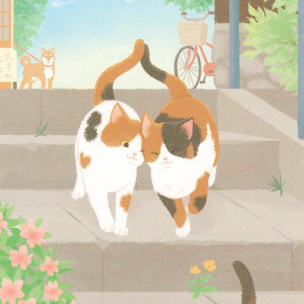 Cats in Love 💖 Postcard
