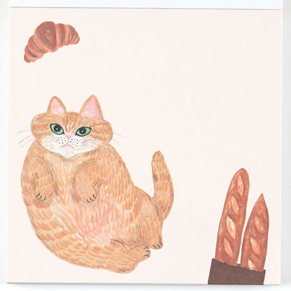 CAT Square Memo Pad