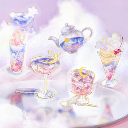 Dream Cafe Stickers 🌙 Sunset Sky