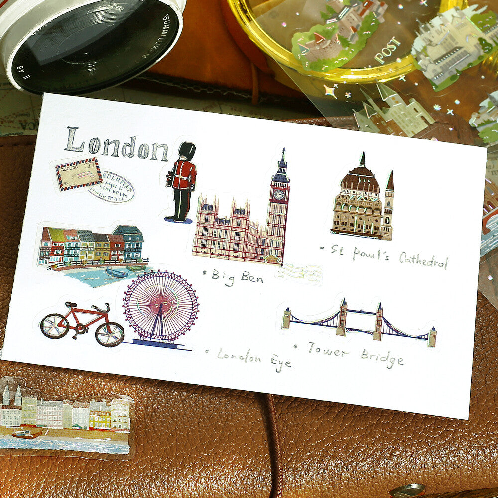 IRIDE Holo Stickers 🇬🇧 World Travel