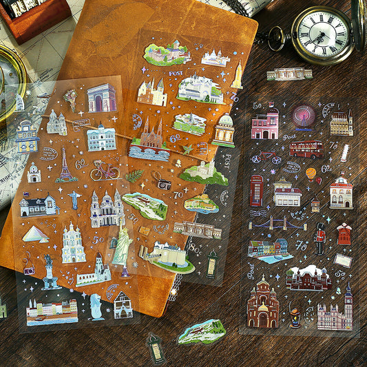 IRIDE Holo Stickers 🇬🇧 World Travel