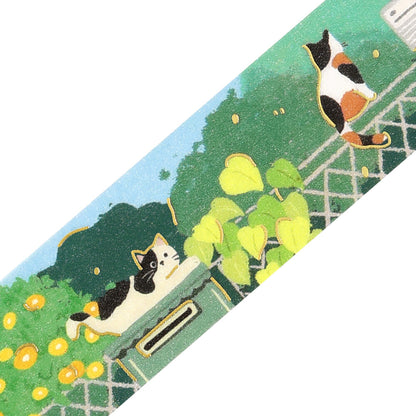 Garden Wall Cats 🌻 Metallic Washi Tape