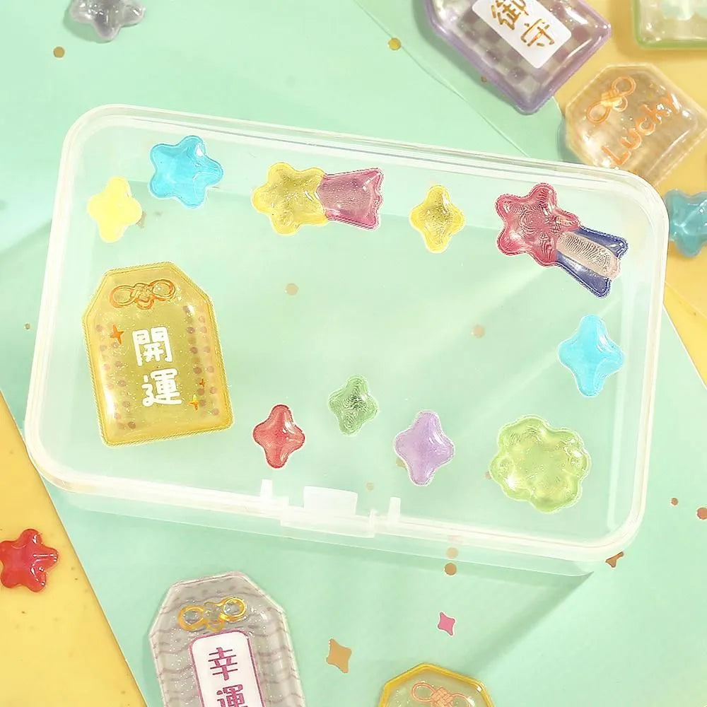 Puffy Bubble Stickers 💫 Lucky Charm Omamori