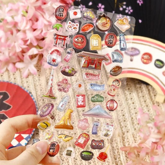 Puffy Bubble Stickers ⛩️ Tokyo Travels