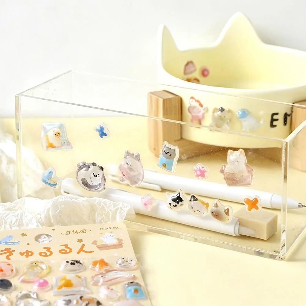 Puffy Bubble Stickers 🐈 Cats