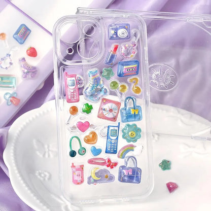 Puffy Bubble Stickers 🌈 90s Vibes