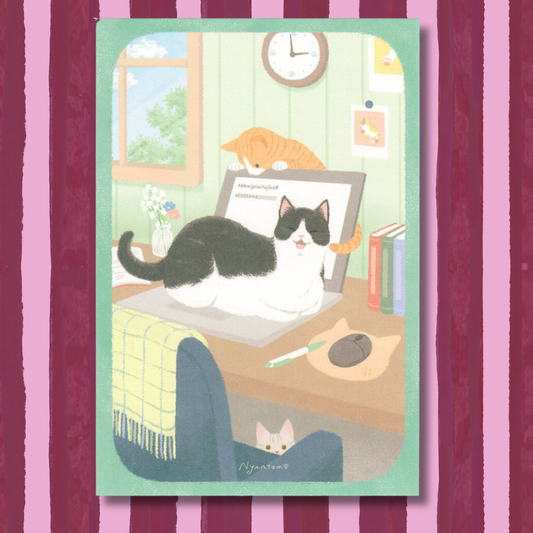 Computer Cats 🐾 Postcard