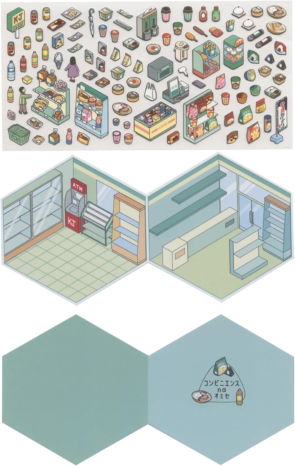 Small World Diorama Stickers 🥤 Convenience Store