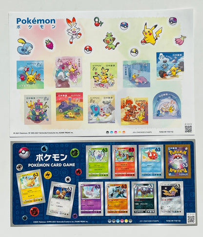 Pokemon Postage Stamps from Japan Post