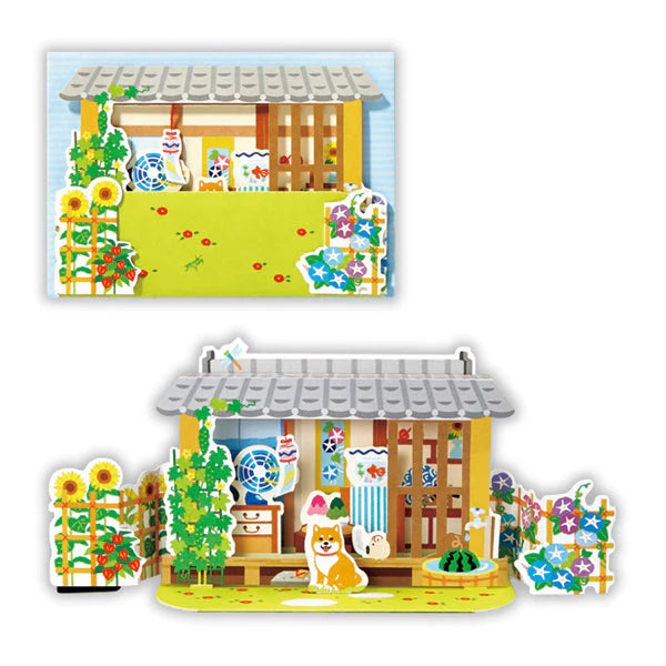 Japanese Home Summer Pop-up Greeting Card