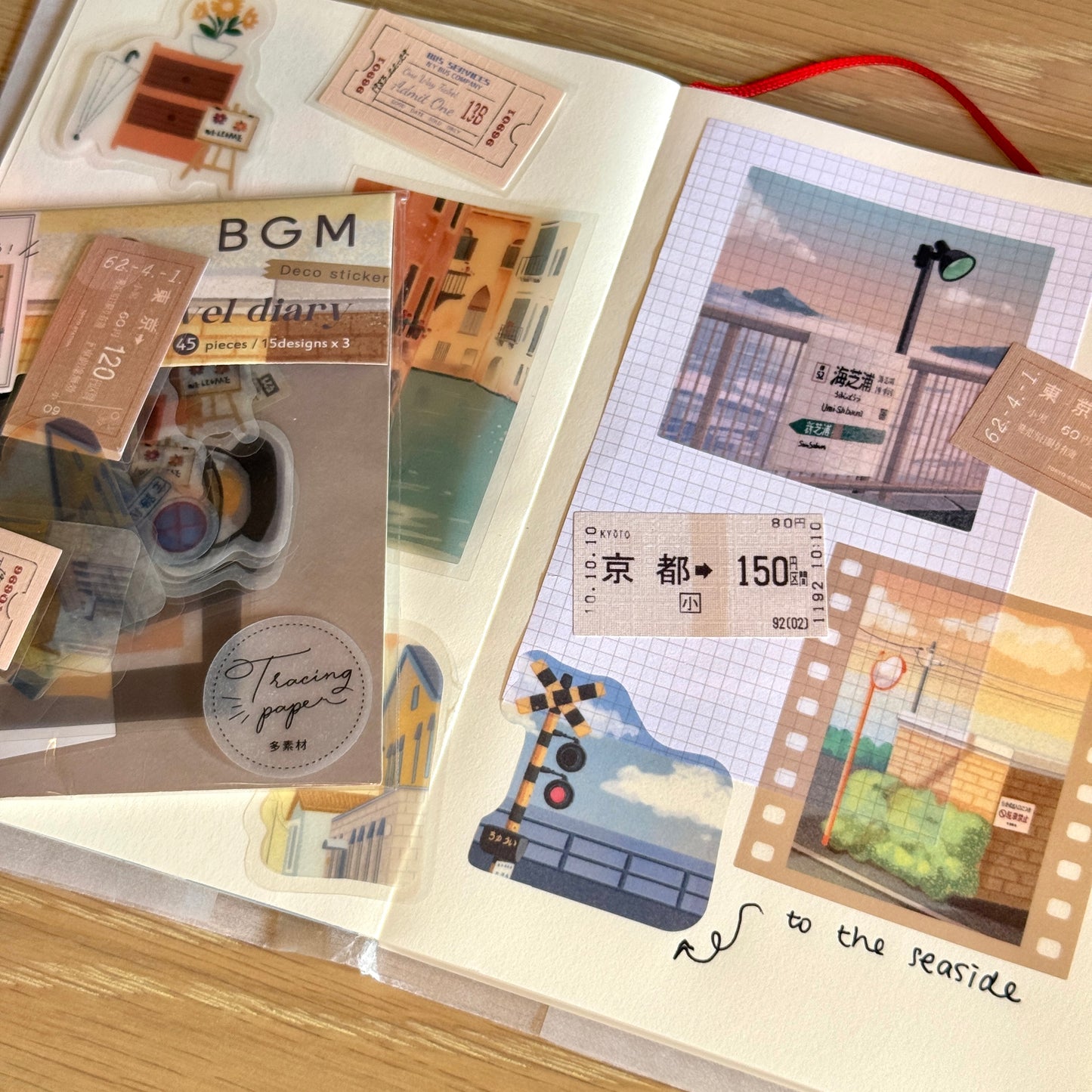 Travel Diary Stickers 🎫 Street Scenes