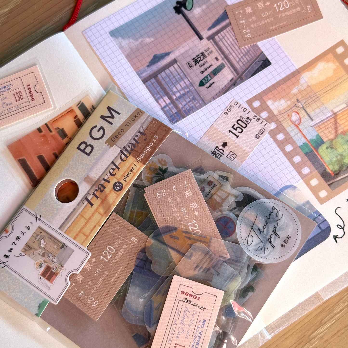 Travel Diary Stickers 🎫 Street Scenes