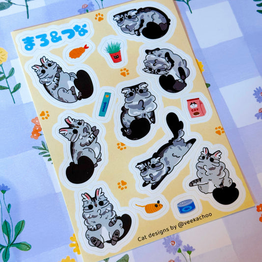 Maro and Tuna Sticker Sheet 🐟