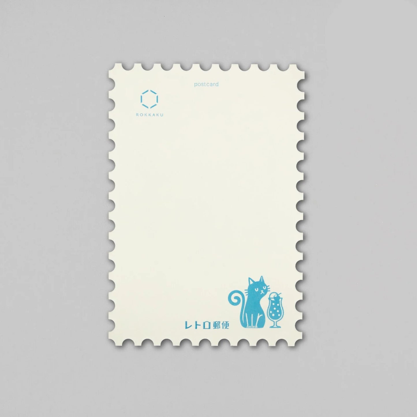 Rainy Day Cat Postcard ☔️