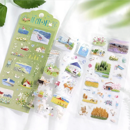 IRIDE Aurora Stickers 🌷 Countryside Travels