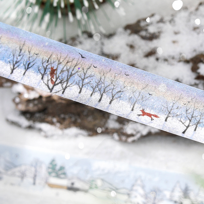 Winter Limited Design Washi Tape 🌲 Fox Forest