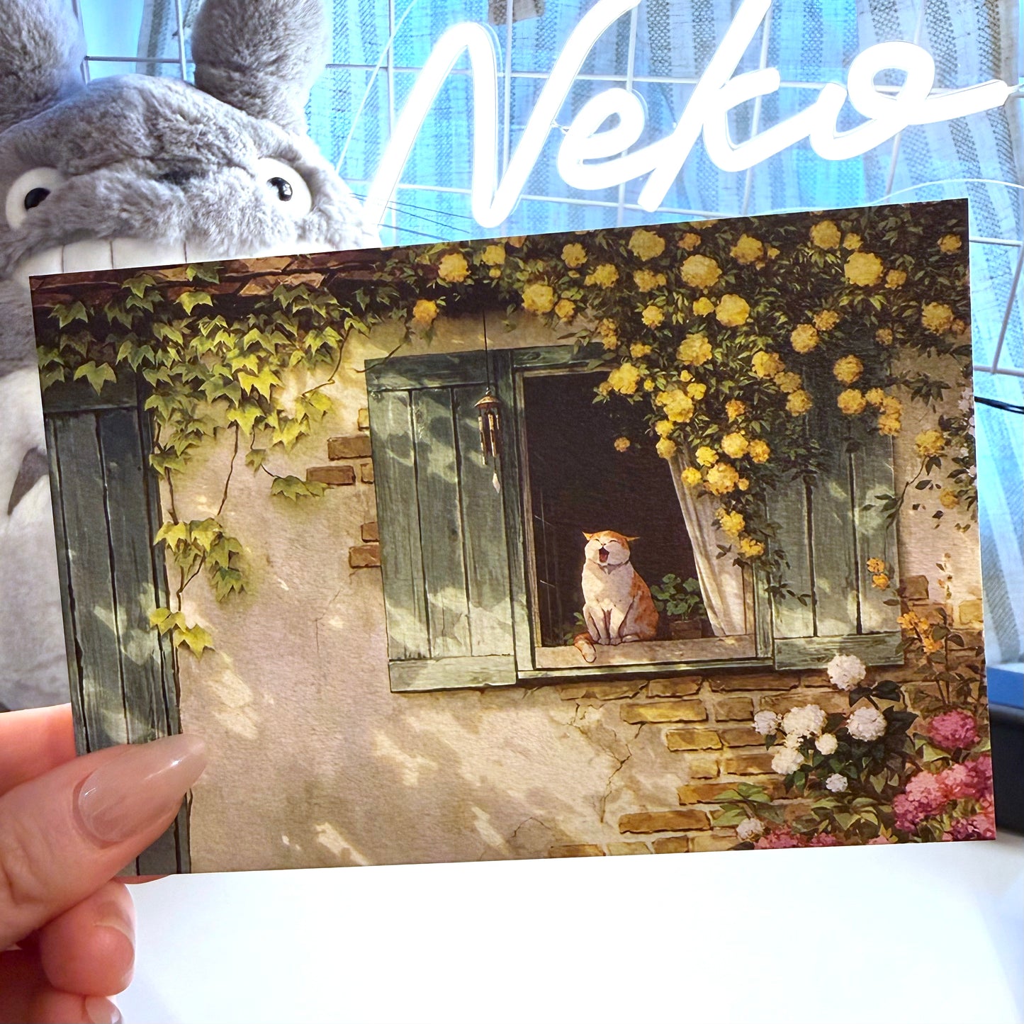 Djamila Knopf x Neko Neko Post 💌 Cat Charity Postcard