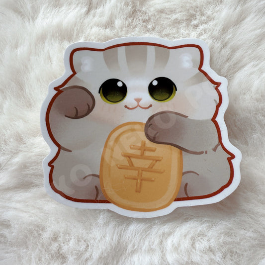 Lucky Cat Maro Decal Sticker