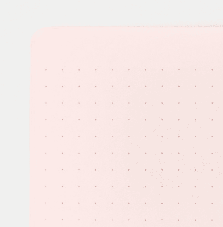 Midori Dot Grid Journal 🍑 Peach